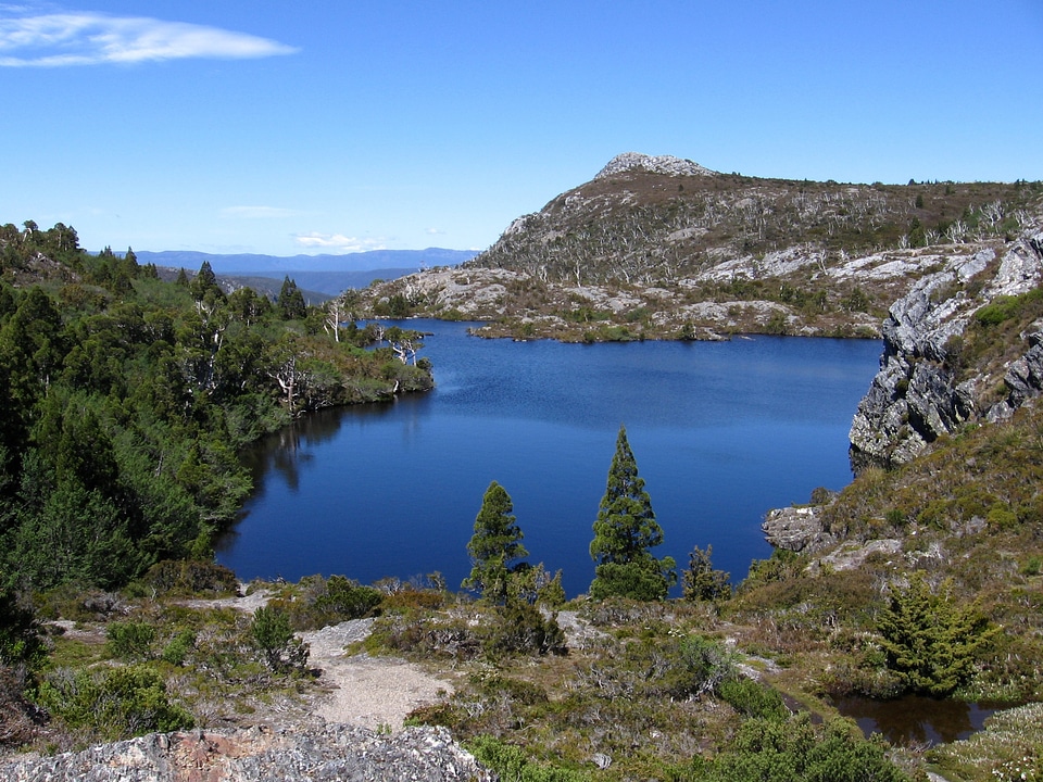 Mountains lake landscape