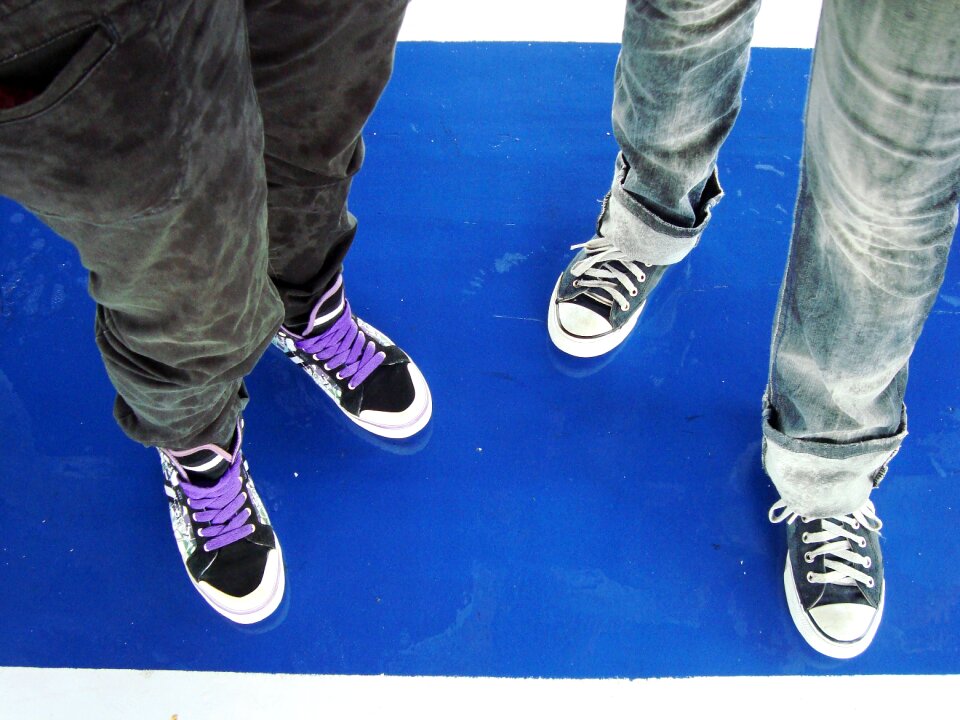 Jeans female colorful
