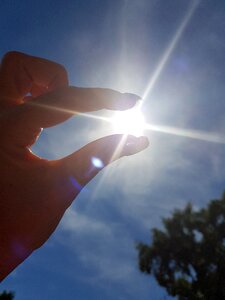 Fingers hand summer