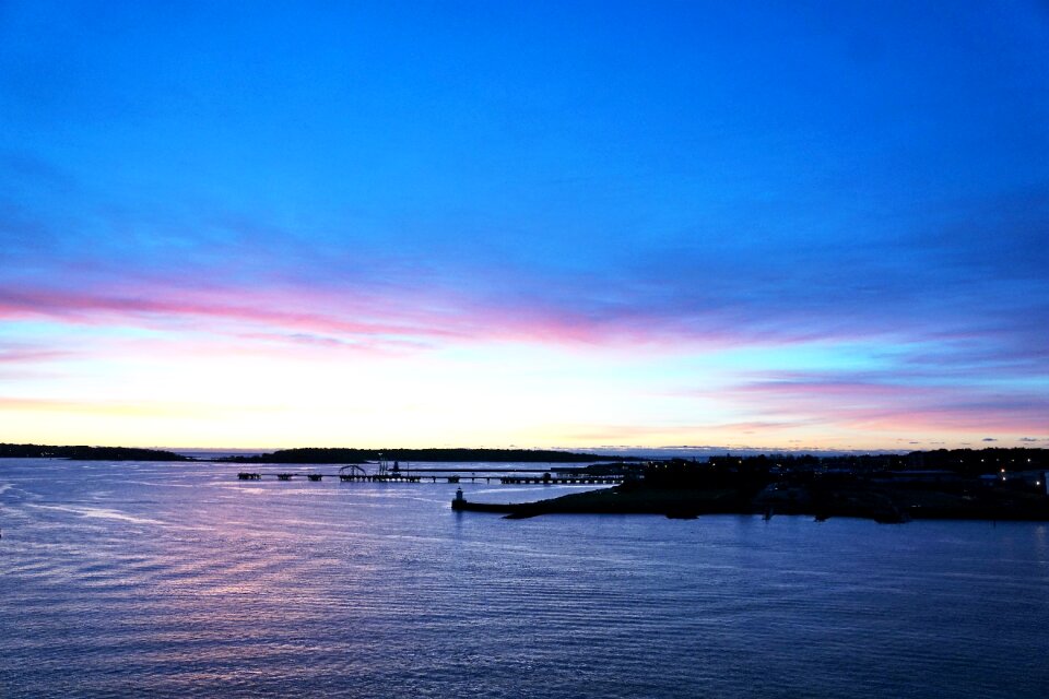 Portland sea evening