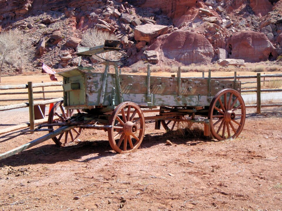 Wild west cart neglected