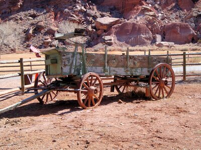 Wild west cart neglected