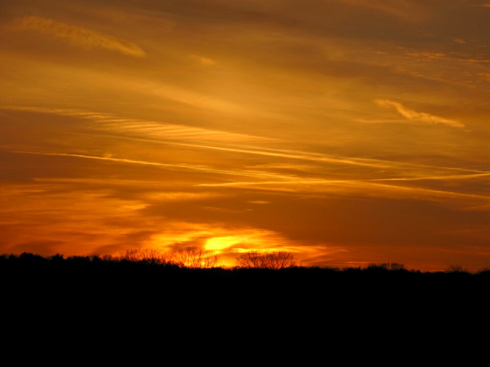 Light abendstimmung sky
