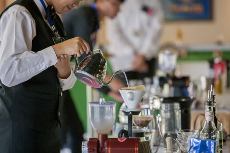 Coffee competition hand coffee competition jin jue award international cocktail competition