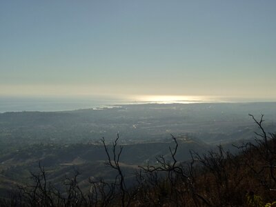 Mountain scenery lookout