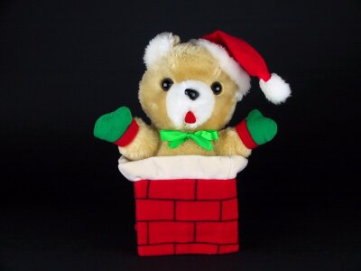 Christmas fireplace santa claus