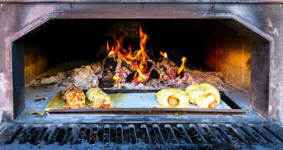 Heat embers fireplace photo