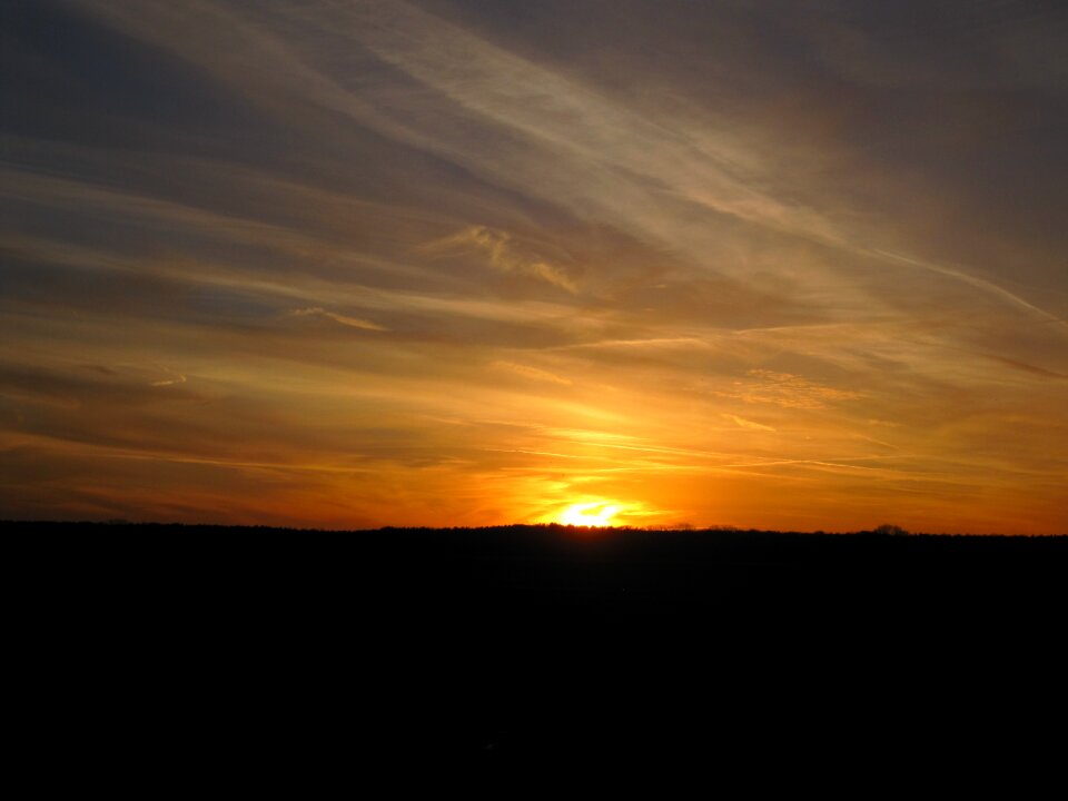 Sunset sky clouds