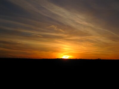 Sunset sky clouds