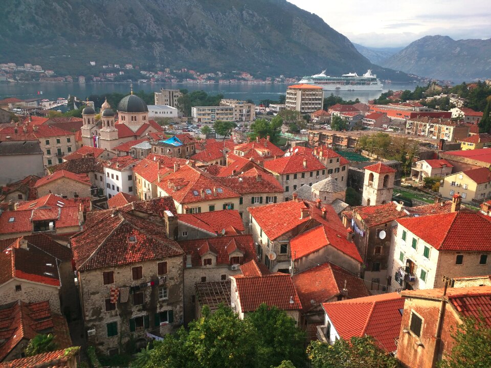 Sloped red panoramic