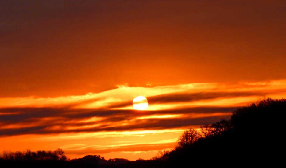 Sky colorful morning photo