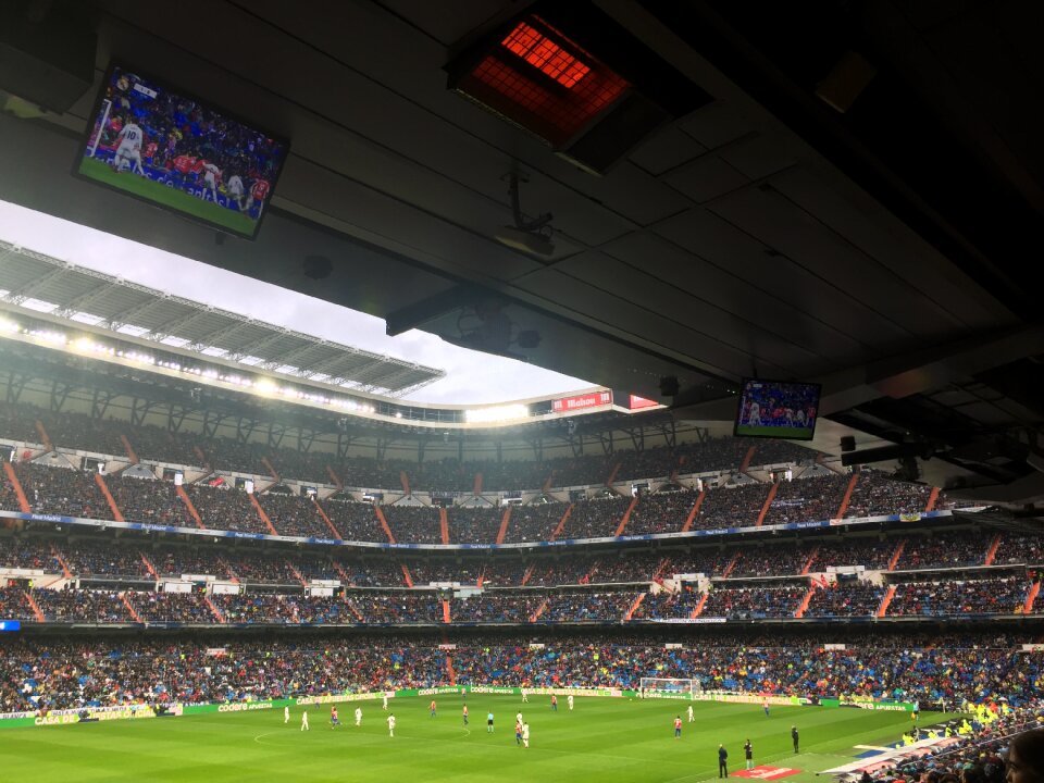 Football game stadium