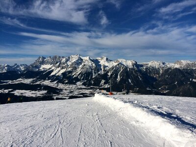 Austria winter landscape