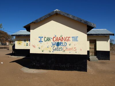 Wall graffiti written