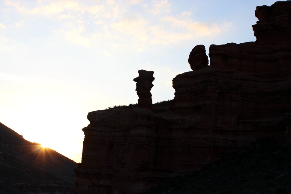 Mountain horizon landscape