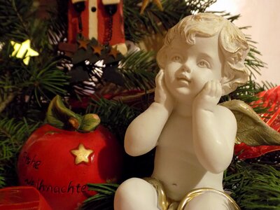 Christmas decoration advent apple photo