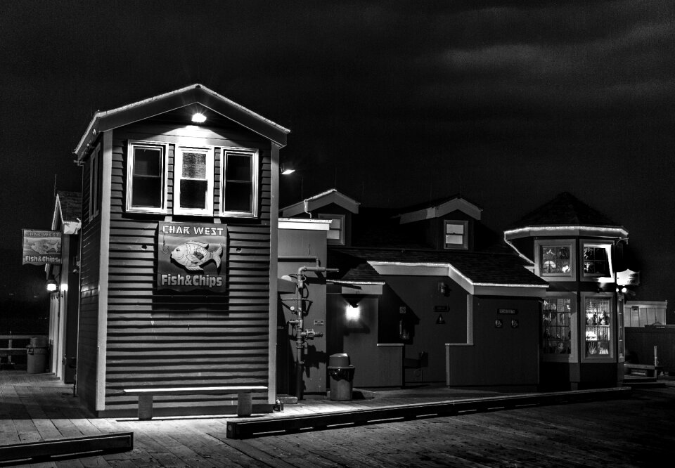 Cafe ocean waterfront