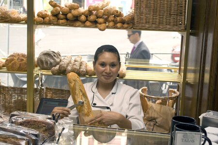 Pastries cakes baguette photo