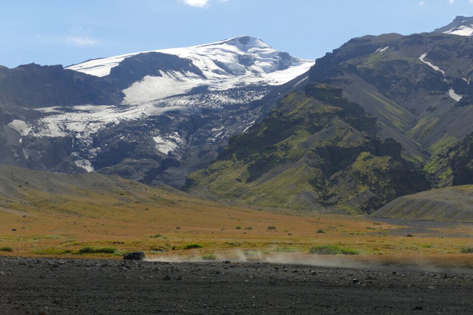 Nature glacier landscape