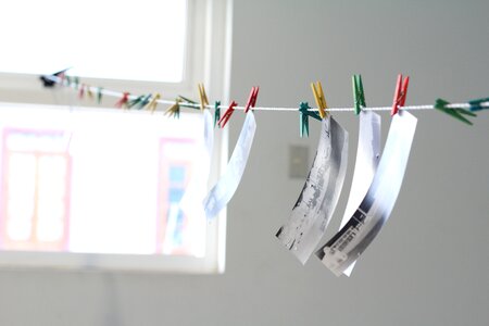Pinhole photography drying rack