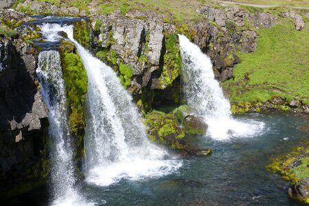 Nature volcanic landscape photo