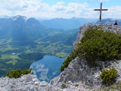 Summit cross styria alpine photo