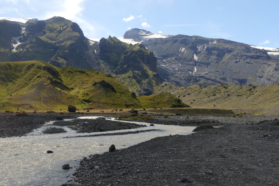 Nature glacier landscape