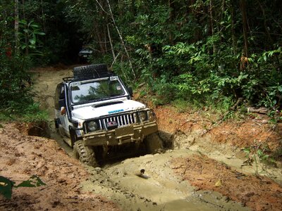 Offroad track 4x4 photo