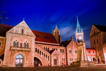Historic old town old town market blue
