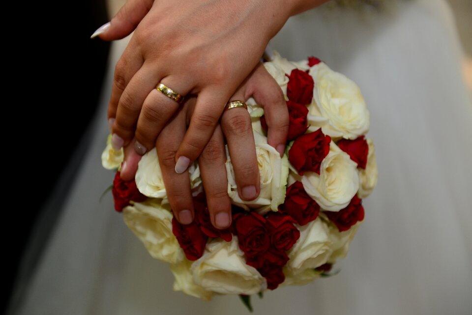 Wedding bouquet love