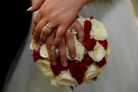 Wedding bouquet love