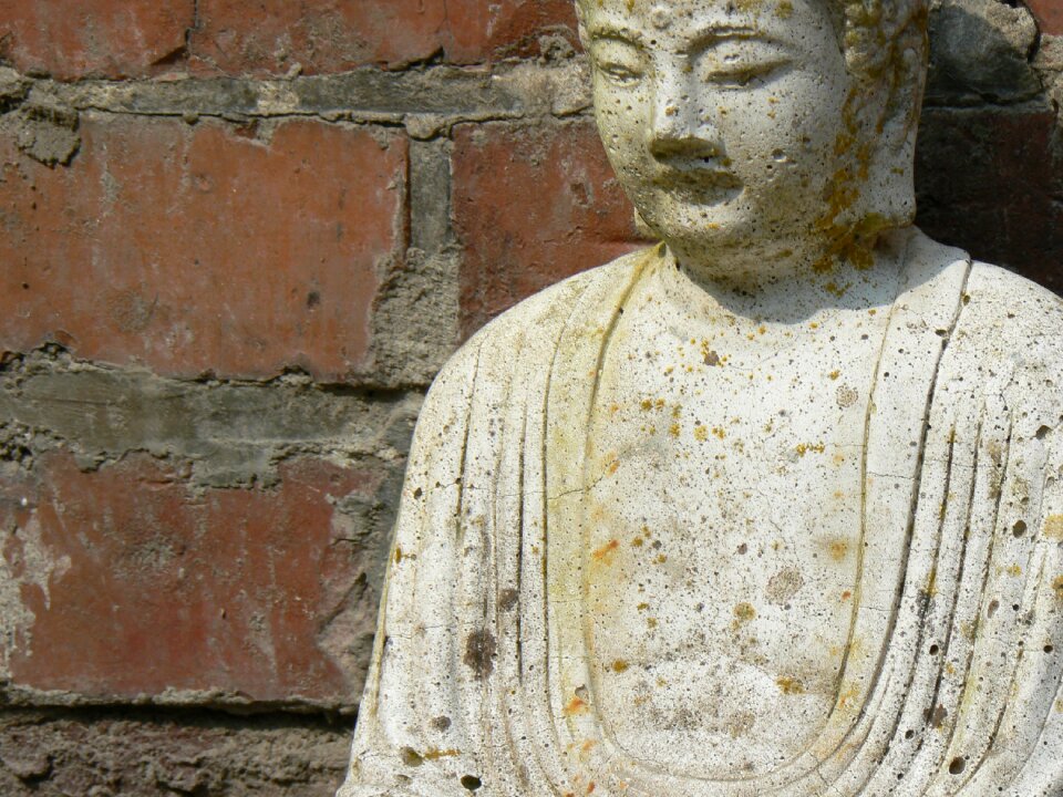Statue brown buddha