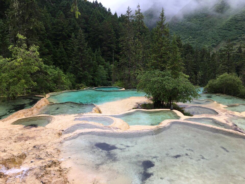 Jiuzhaigou scenery huanglong scenic sichuan
