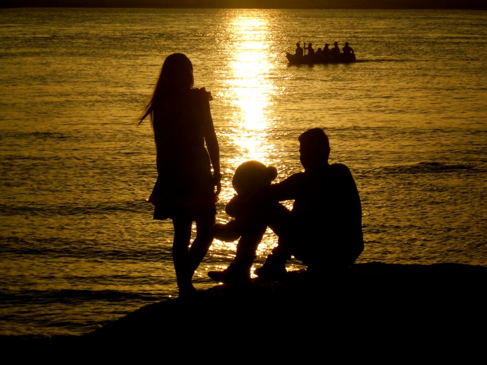 People happy sun