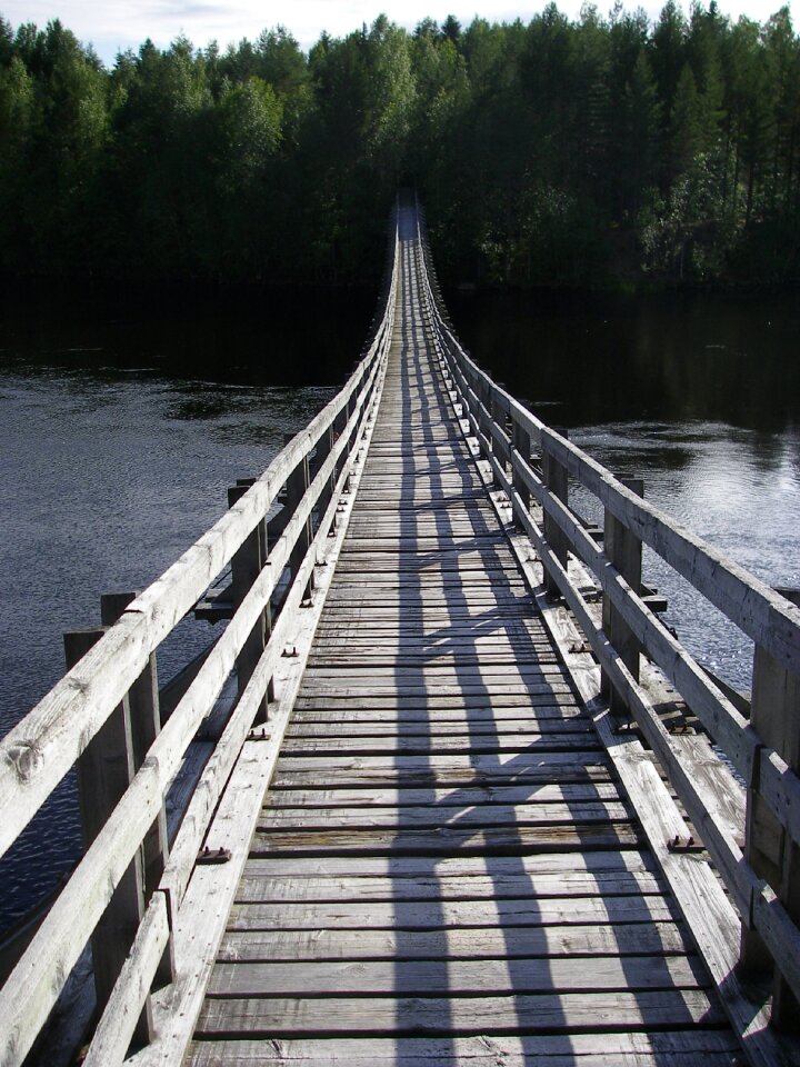 Water the wooden bridge exceed