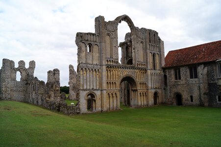 Ruins village castle acre