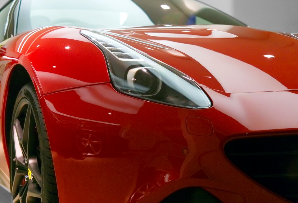 California red vehicle