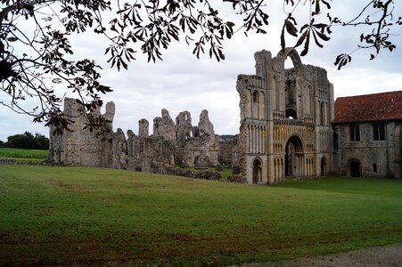 Ruins village castle acre