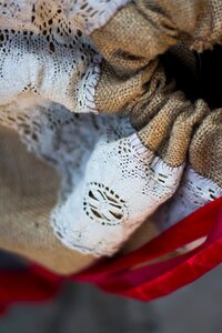 Lace canvas decorative