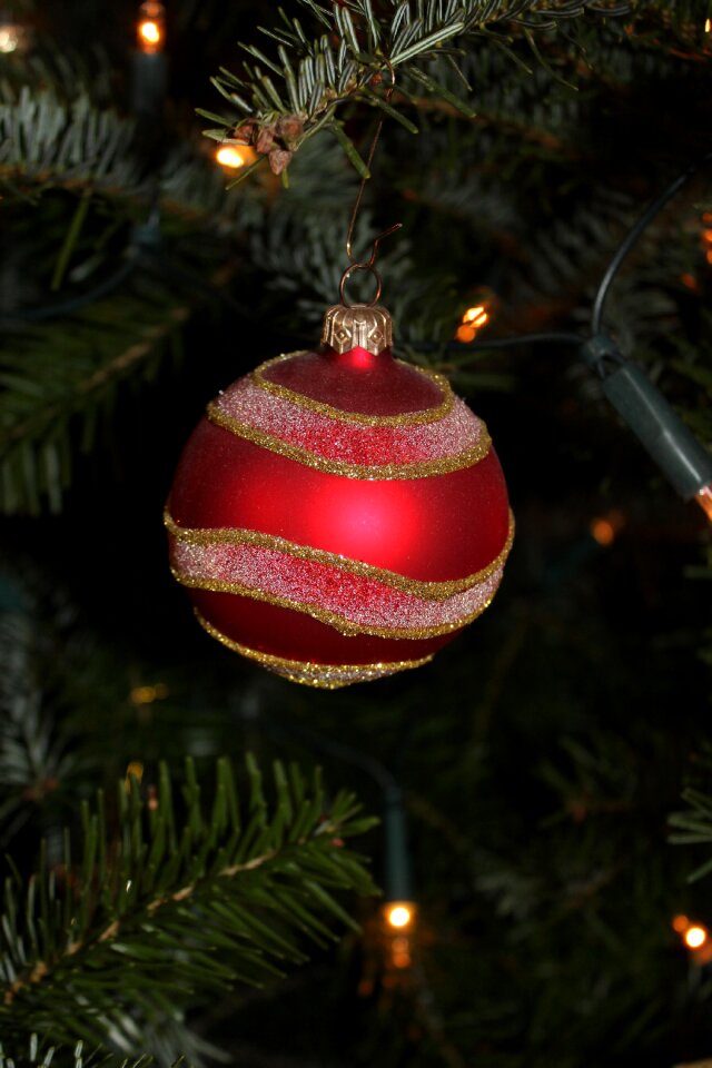 Christmas tree christmas ornament glitter photo