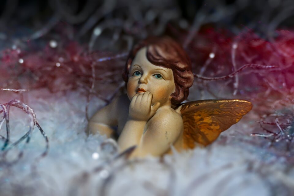 Figure decoration christmas angel