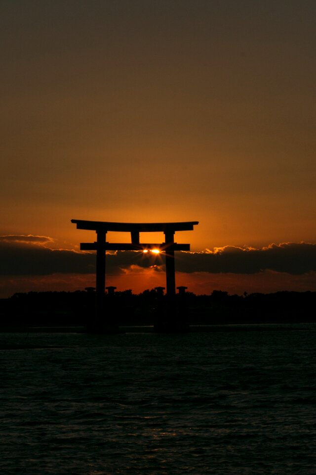 Sea japanese sundown