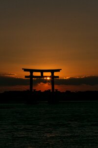 Sea japanese sundown