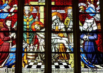 Stained glass color france
