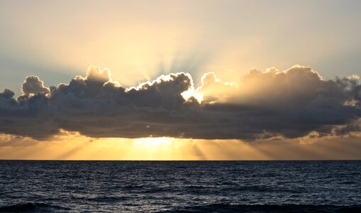 Sky seascape summer photo