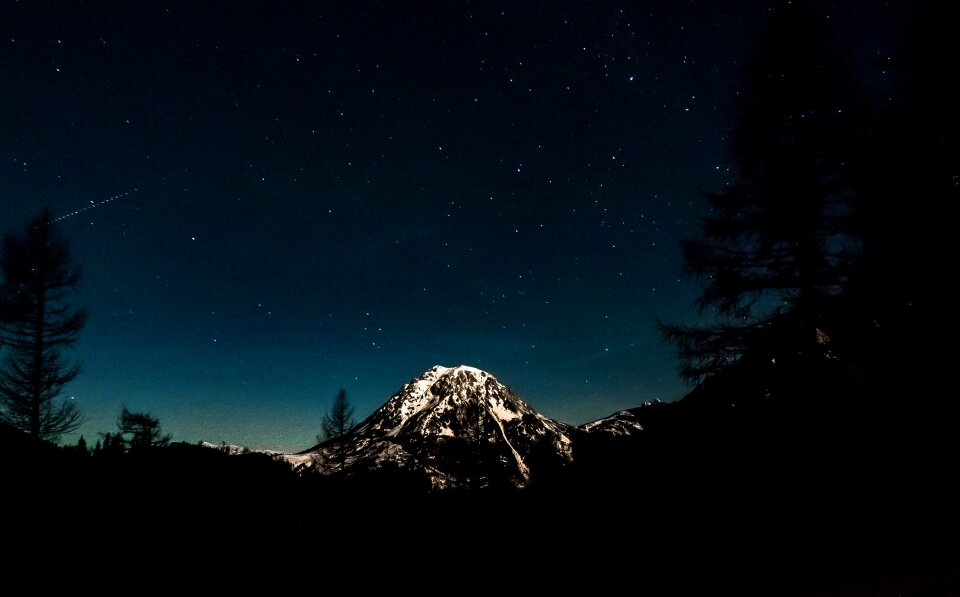Night sky dark starlight