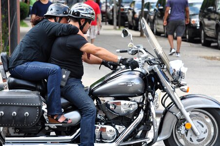 Helmets motorbike road
