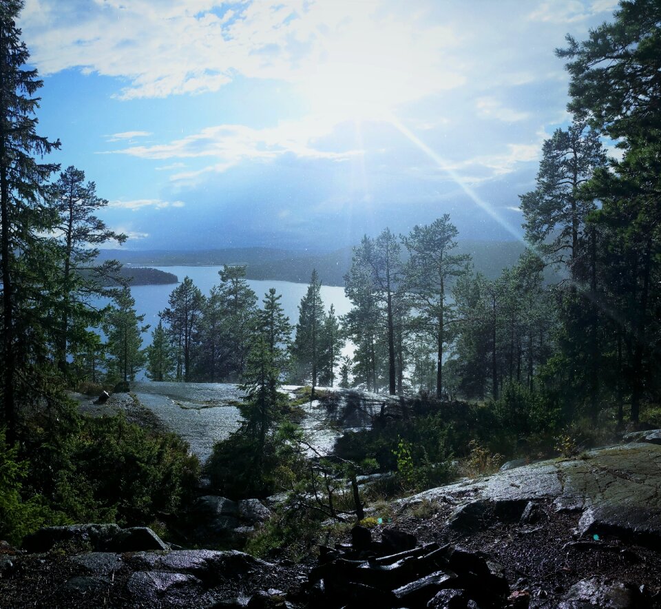 Solar natural sea archipelago