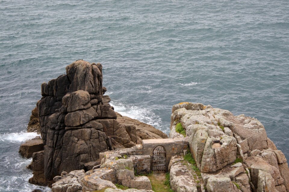 Sea rock coastline
