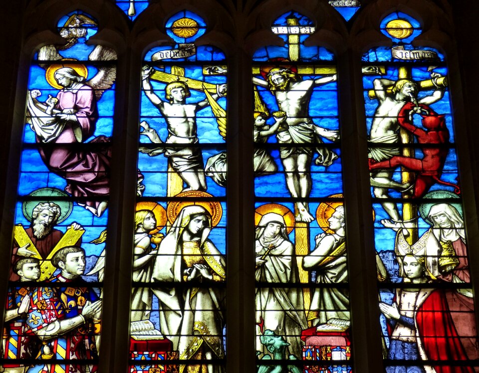 Stained glass color france